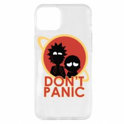Чехол для iPhone 14 Plus Don't Panic - PrintSalon