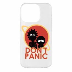Чехол для iPhone 14 Pro Don't Panic - PrintSalon