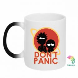Чашка-хамелеон Don't Panic