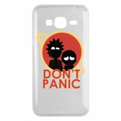Чехол для Samsung J3 2016 Don't Panic - PrintSalon