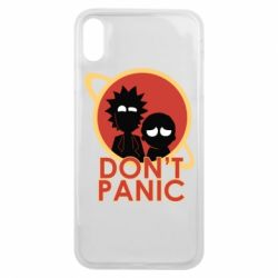 Чехол для iPhone Xs Max Don't Panic - PrintSalon