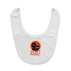 Слюнявчик Don't Panic-PrintSalon Слюнявчик Don't Panic