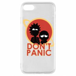 Чехол для iPhone SE 2020 Don't Panic - PrintSalon