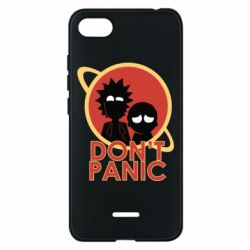 Чехол для Xiaomi Redmi 6A Don't Panic - PrintSalon