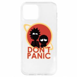 Чехол для iPhone 12 Pro Don't Panic - PrintSalon