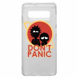Чехол для Samsung S10+ Don't Panic - PrintSalon