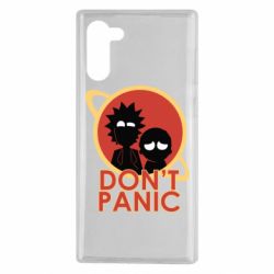 Чехол для Samsung Note 10 Don't Panic - PrintSalon