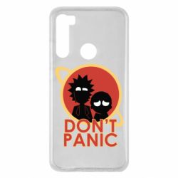 Чехол для Xiaomi Redmi Note 8 Don't Panic - PrintSalon