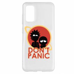 Чехол для Samsung S20 Don't Panic - PrintSalon