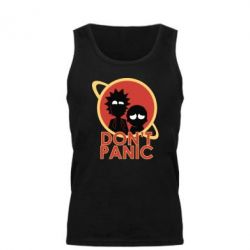 Мужская майка Don't Panic - PrintSalon