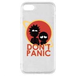 Чехол для iPhone 7 Don't Panic - PrintSalon