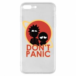 Чехол для iPhone 7 Plus Don't Panic - PrintSalon