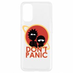 Чехол для Oppo Reno 4 Don't Panic - PrintSalon