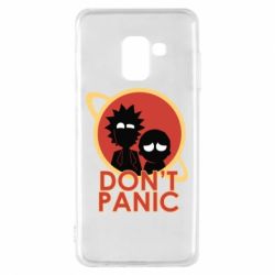 Чехол для Samsung A8 2018 Don't Panic - PrintSalon