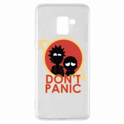 Чехол для Samsung A8+ 2018 Don't Panic - PrintSalon