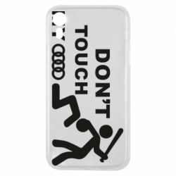 Чехол для iPhone XR DON'T TOUCH MY AUDI - PrintSalon