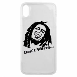 Чехол для iPhone Xs Max Don't Worry (Bob Marley) - PrintSalon