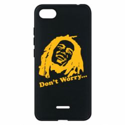 Чехол для Xiaomi Redmi 6A Don't Worry (Bob Marley) - PrintSalon