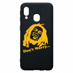 Чехол для Samsung A40 Don't Worry (Bob Marley) - PrintSalon