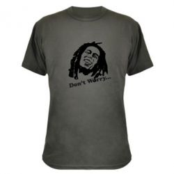 Камуфляжная футболка Don't Worry (Bob Marley) - PrintSalon