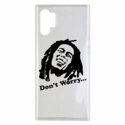 Чехол для Samsung Note 10 Plus Don't Worry (Bob Marley) - PrintSalon