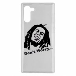 Чехол для Samsung Note 10 Don't Worry (Bob Marley) - PrintSalon