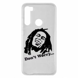 Чехол для Xiaomi Redmi Note 8 Don't Worry (Bob Marley) - PrintSalon