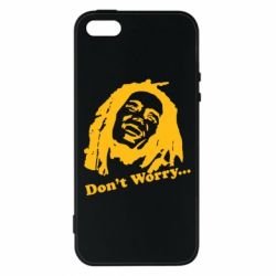 Чехол для iPhone5/5S/SE Don't Worry (Bob Marley) - PrintSalon