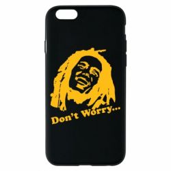 Чехол для iPhone 6/6S Don't Worry (Bob Marley) - PrintSalon