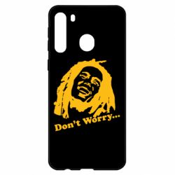Чехол для Samsung A21 Don't Worry (Bob Marley) - PrintSalon