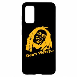 Чехол для Samsung S20 Don't Worry (Bob Marley) - PrintSalon