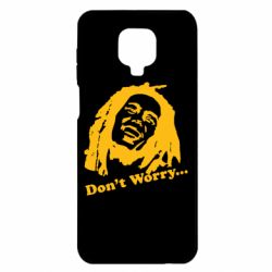Чехол для Xiaomi Redmi Note 9S/9Pro/9Pro Max Don't Worry (Bob Marley) - PrintSalon