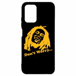Чехол для Xiaomi Redmi Note 10 Don't Worry (Bob Marley) - PrintSalon