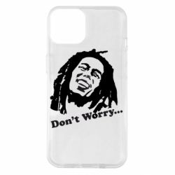 Чехол для iPhone 14 Don't Worry (Bob Marley) - PrintSalon