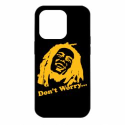 Чехол для iPhone 14 Pro Don't Worry (Bob Marley)