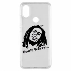 Чехол для Xiaomi Mi A2 Don't Worry (Bob Marley) - PrintSalon