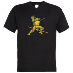 Мужская футболка  с V-образным вырезом Donatello