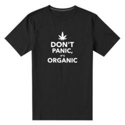 Чоловіча преміум футболка Dont panic its organic - PrintSalon