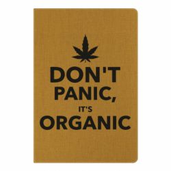 Блокнот з принтом Dont panic its organic - PrintSalon