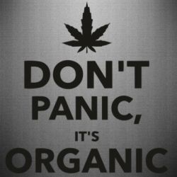 Наклейка Dont panic its organic - PrintSalon