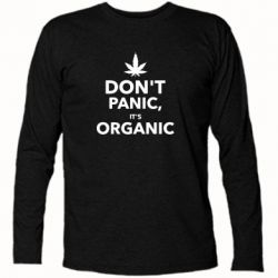 Футболка з довгим рукавом Dont panic its organic - PrintSalon