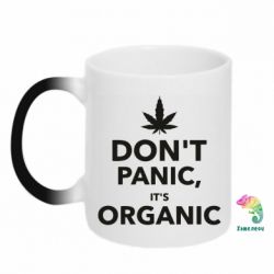 Чашка-хамелеон Dont panic its organic - PrintSalon