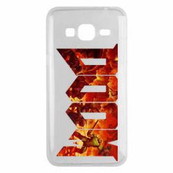 Чехол для Samsung J3 2016 Doom battle - PrintSalon