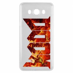 Чехол для Samsung J7 2016 Doom battle - PrintSalon