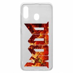 Чехол для Samsung A20 Doom battle - PrintSalon
