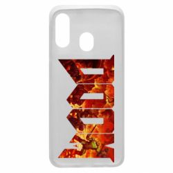 Чехол для Samsung A40 Doom battle - PrintSalon