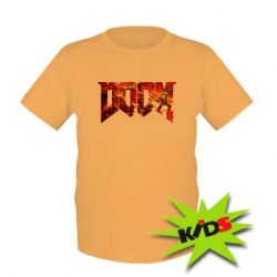 Детская футболка Doom battle - PrintSalon