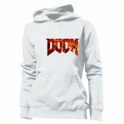 Женское худи Doom battle - PrintSalon