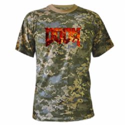 Камуфляжная футболка Doom battle - PrintSalon