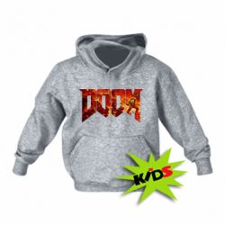 Детское худи Doom battle - PrintSalon